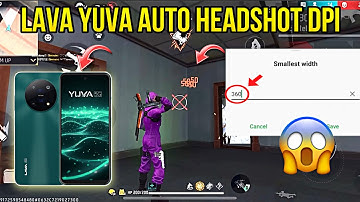 Lava yuva 5g dpi setting free fire || Best dpi for lava Yuva || Dpi for lava smartphone