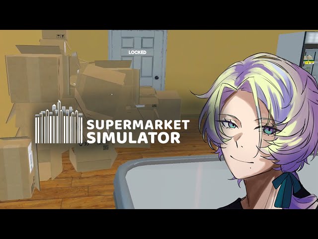 【SUPERMARKET SIM】 return to the wage cage【NIJISANJI EN | Claude Clawmark】のサムネイル