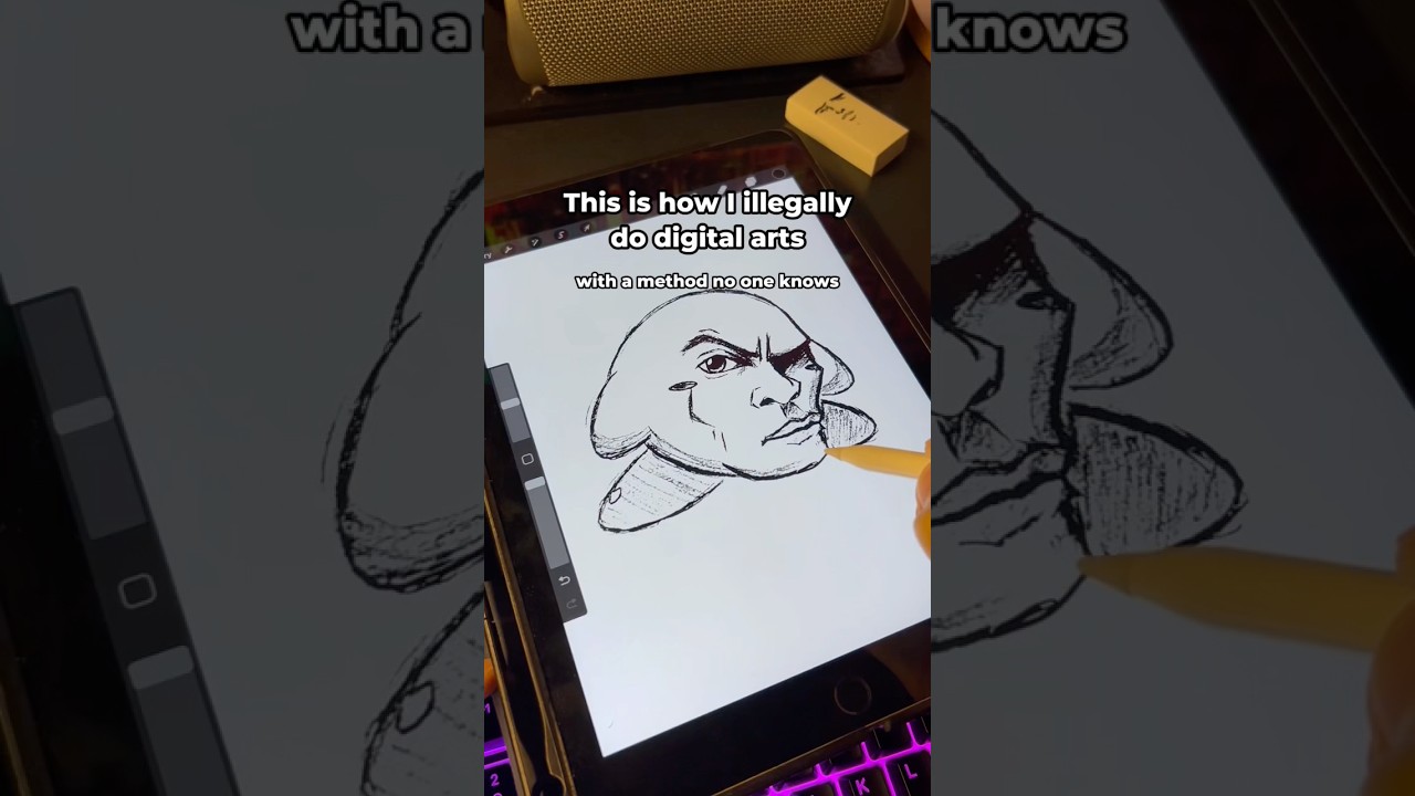 If you love sketching on papers but struggle with digital arts…YOU NEED THIS😭🙌