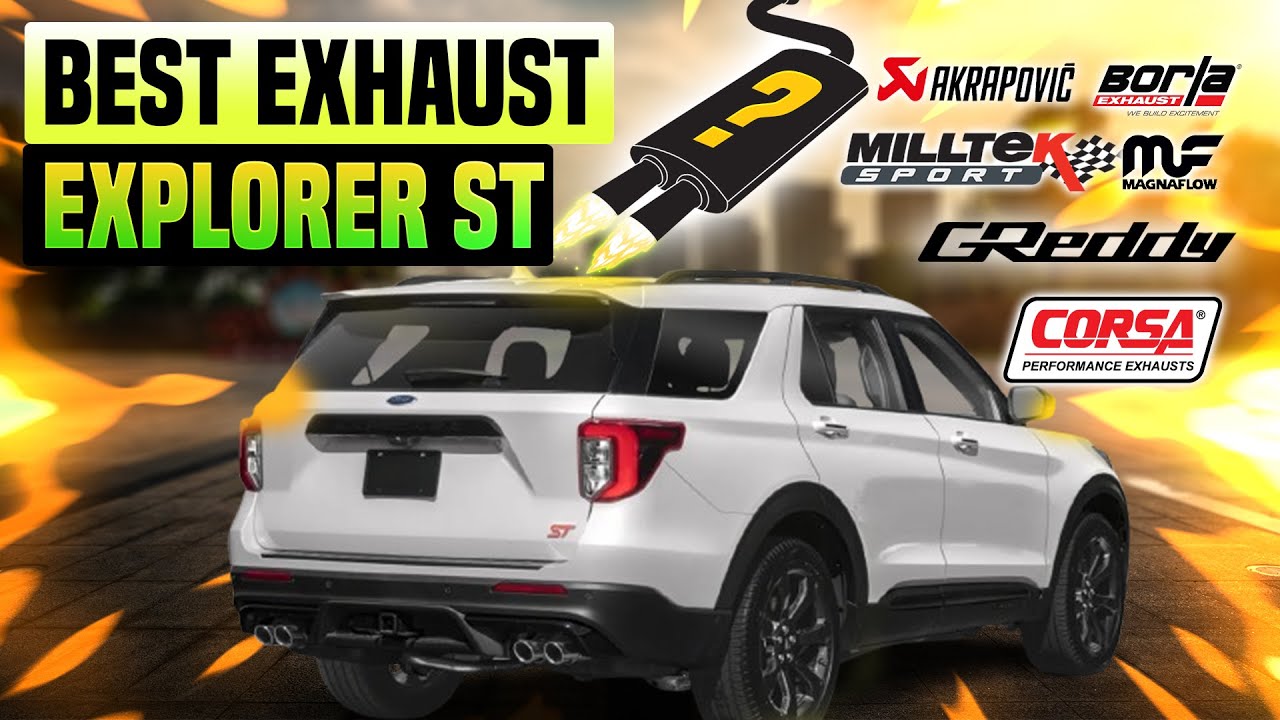 Ford Explorer St Exhaust Sound Borla Corsa Magnaflow Mrt Thermal R D Youtube