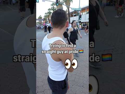 finding a straight guy at pride 🏳️‍🌈👀