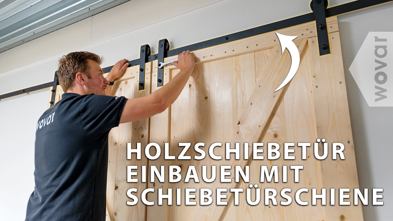 Schiebetürsystem montieren: Anleitung für Barn Door Schiebetür