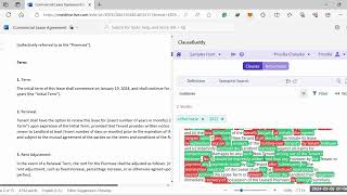 Sports Performance Using AI to find Contract Templates or sample clauses