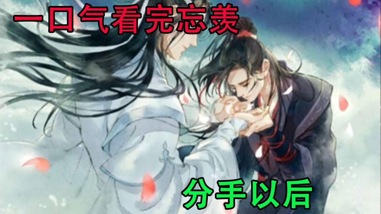 一口气看完忘羡《分手以后》魏无羡瞥见蓝忘机的笑容，这个人天生就是吃演艺圈饭的，不管过去多少年，这副皮囊还是能让自己心动不已。