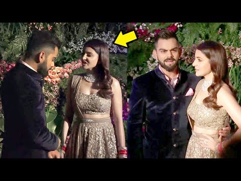 Anushka Sharma FIGHTS With Virat Kohli At WEDDING Reception In Mumbai