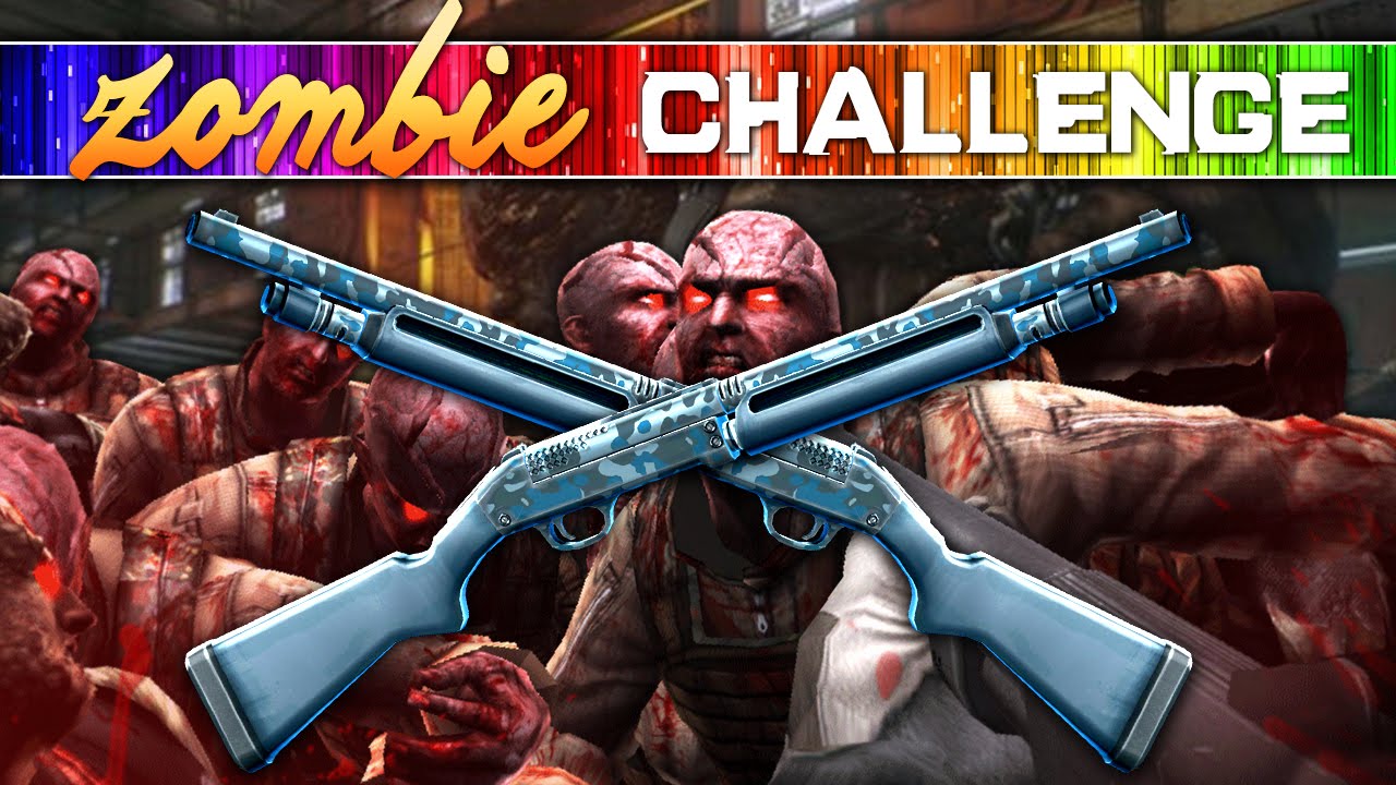 ZOMBIE CHALLENGE ★ SHOTGUNS ONLY (Call of Duty Zombies) - YouTube