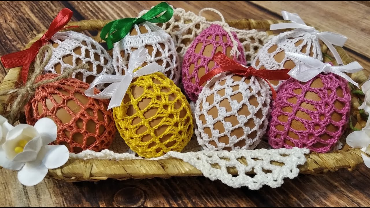 ЧЕХОЛ ДЛЯ ПАСХАЛЬНОГО ЯЙЦА крючком / EASTER EGG Crochet CASE