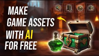 How to Make Game Assets with AI for FREE | Tutorial 2024