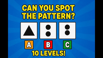 Only 1% Can Solve These Pattern Puzzles! 🔥 | Brain Challenge for Teens