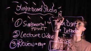Introduction to BSC's Lightboard Studio