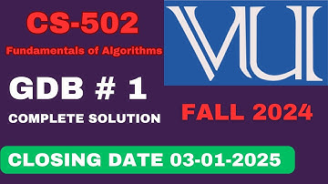 Cs502 gdb solution 1 fall 2024|GDB 1 cs502 solution fall 2024|CS502 gdb #1  fall 2024|Math Mentor