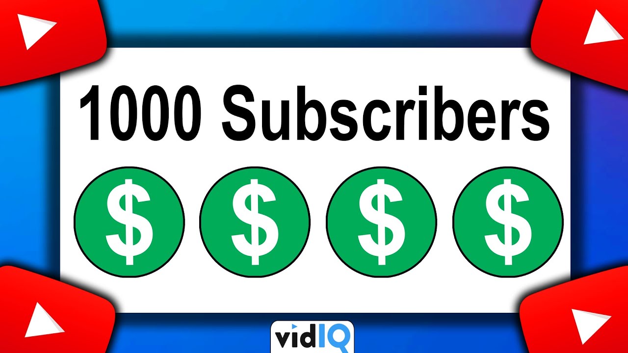 Monetization: 1000 Subscribers Explained! 