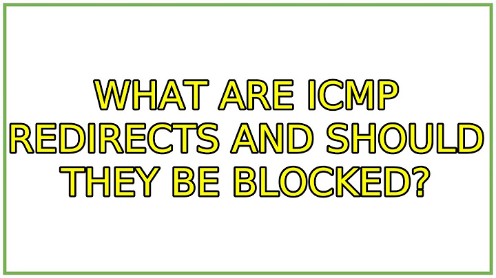 Ubuntu: What are ICMP redirects and should they be blocked? (2 Solutions!!)