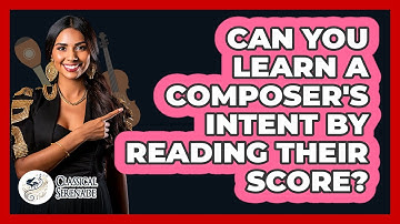 Can You Learn A Composer