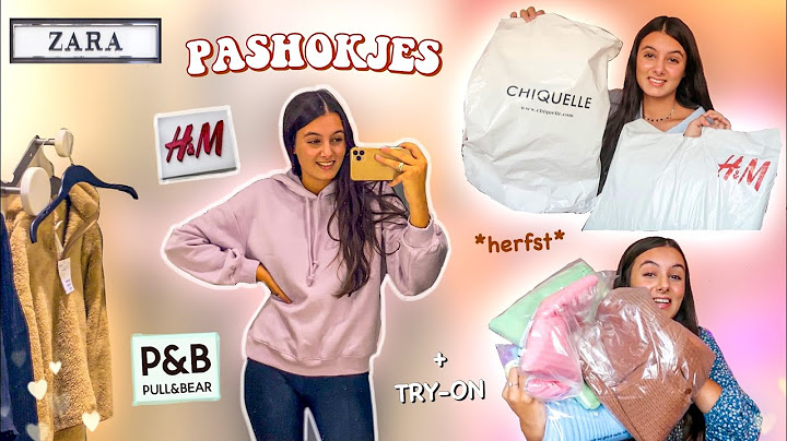 HERFST SHOPLOG + TRY-ON! ! *pashokjes shoplog; h&m, zara, chiquelle, pull&bear*