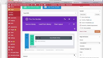 Adding & Centering Social Follow Icons w Divi Theme