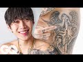 Jay Park Shows Off His Tattoos | GQ