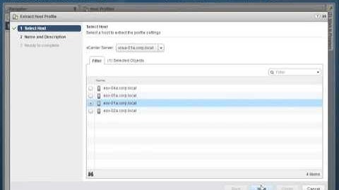 Creating Attching an ESXi Host Profile