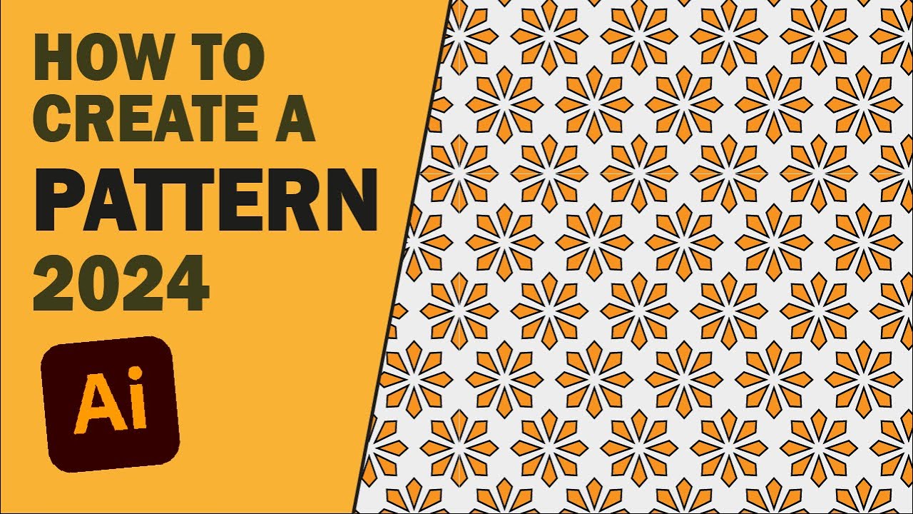 How To Create a Pattern 2024 - Adobe Illustrator - YouTube