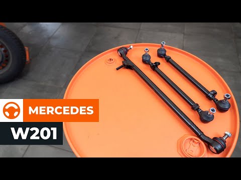 Как заменить рулевую тягу и рулевые наконечники на MERCEDES W201 [ВИДЕОУРОК AUTODOC]