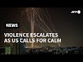 Israel and Palestinian fighting intensifies as US calls for calm | AFP
