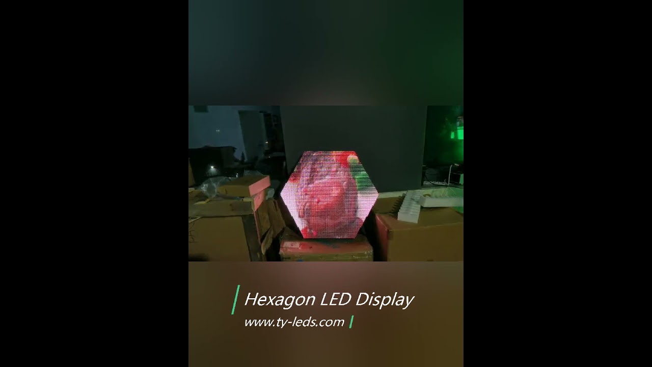 Hexagon led display
