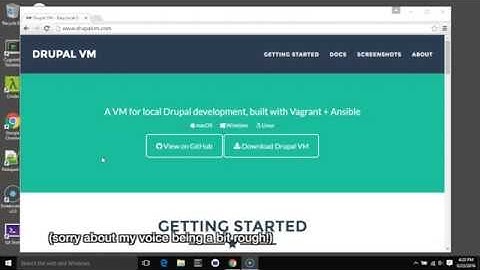 Drupal VM 3 - Windows 10 Quick Start