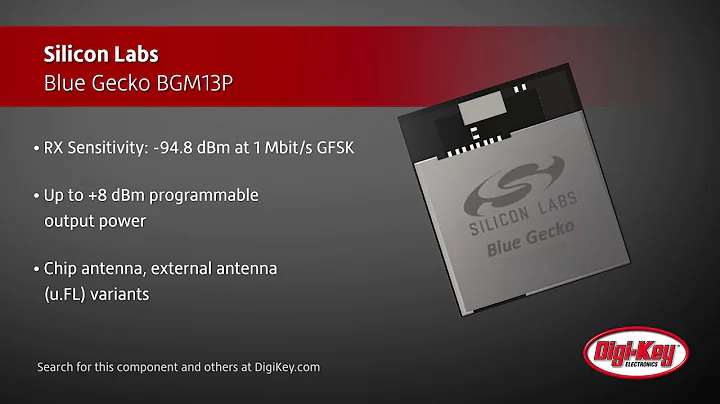 Silicon Labs Blue Gecko BGM13P | Digi-Key Daily