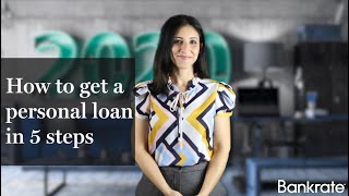 How to get a personal loan in 5 simple steps.