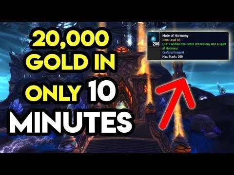 World Of Warcraft Gold Farm Making 20,000 Gold In 10 Minutes