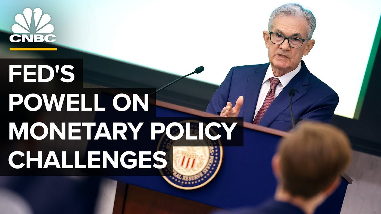 Federal Reserve Chair Jerome Powell speaks at monetary policy ...