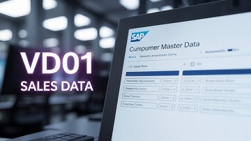 01  Customer Master Data T-Code VD01