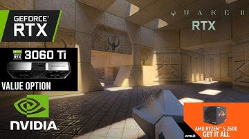 Quake 2 RTX Remaster 1440p and 1080 p RTX benchmark RTX3060T