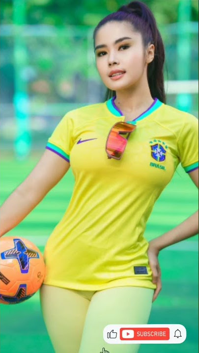 Brazilian Lady Football Fan #shorts Amazing Girls Collection