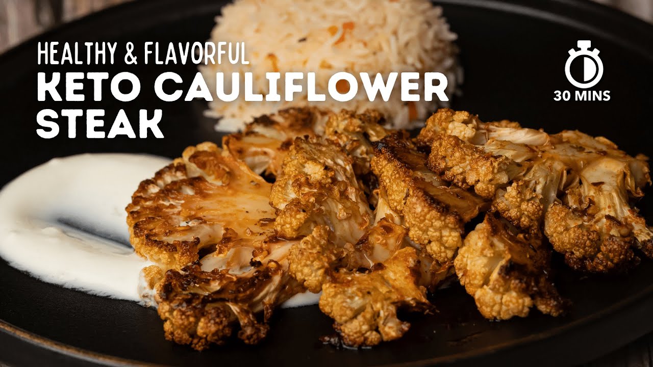 Keto Cauliflower Steak Cauliflower Steak Recipe Steak Recipe Keto