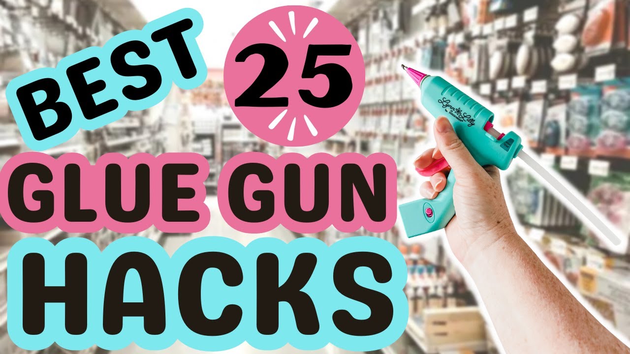 How to Choose the Right Glue Gun + DIY Crystal, Enamel, Pearlized Dots 