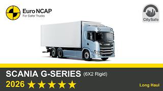Euro NCAP Crash & Safety Tests of Scania G-series (6x2 Rigid) 2026