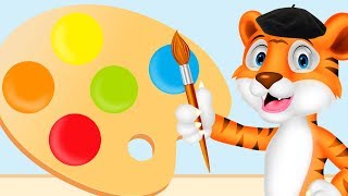 Learn colors for toddlers English 🎨 Educational learning videos for toddlers 🖌️