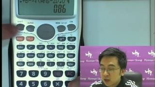 Herman Yeung 教入 Casio 新型號 的三大 program: 二次、三次、聯立 (Quadratic, Cubic, Simultaneous)