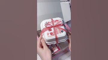 沉浸式装箱丨白噪音丨草莓三明治主题#xxxifs#开箱#沉浸式