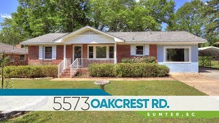 Video Tour of 5573 Oakcrest Rd. in Sumter, SC