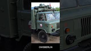 GAZ-66 im Luftfahrtmuseum Finowfurt in Deutschland 2024.