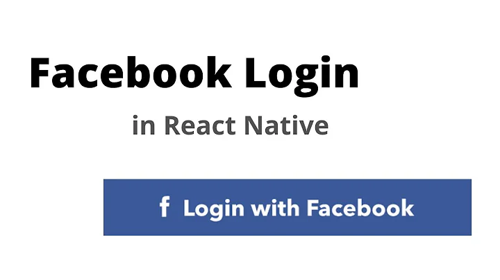 React Native - Facebook login - iOS