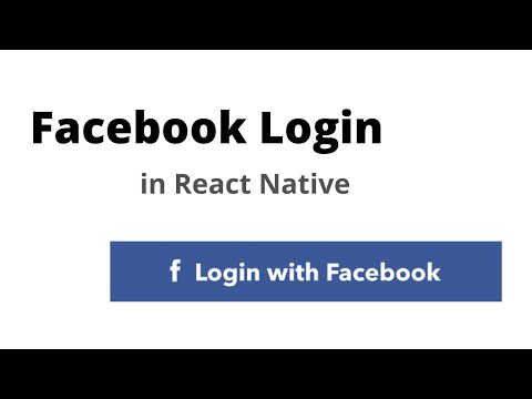 React Native - Facebook login - iOS