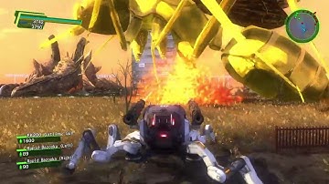 EDF Earth Defense Force 4.1 - Depth Crawler Trying to Climb all Shiat of Sorts