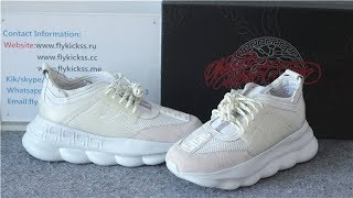 versace chain reaction triple white