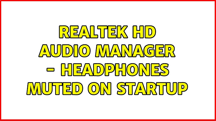 Do i need realtek hd audio manager on startup