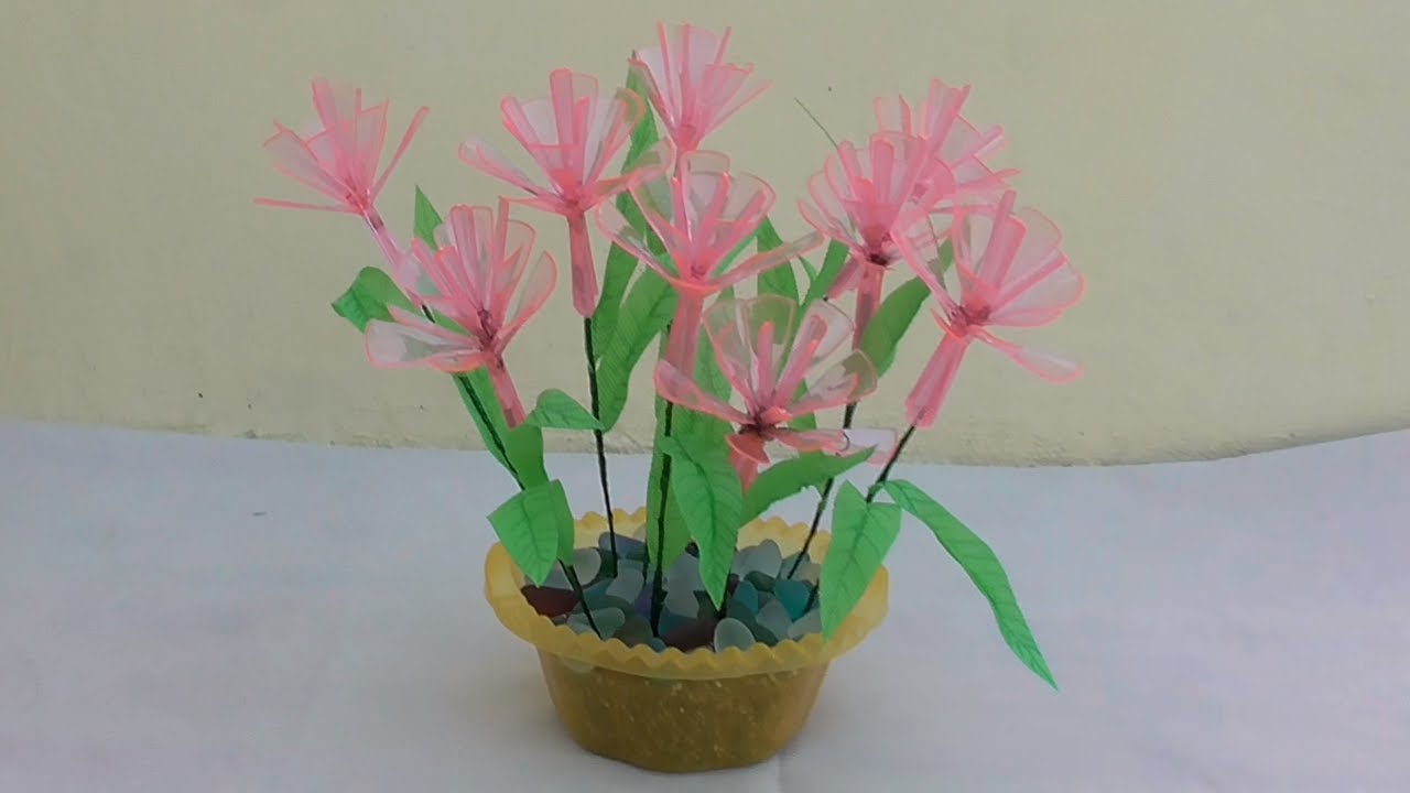 Flower Making Using Plastic Spoons | Best out of Waste Idea 2018 | Handmade| DIY Craft Idea at Home
