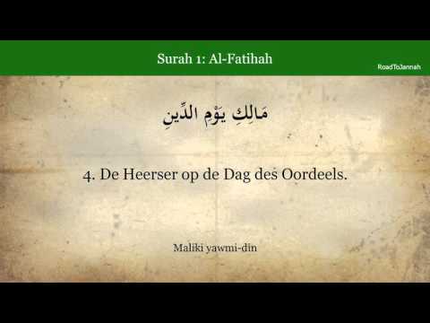 Quran: 1 Surah Al-Fatiha (Het Begin): Arabische en Nederlandse audio vertaling HD Koran Al Fatihah