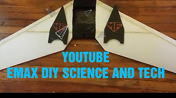 A depron delta wing airplane, built at home (amazing)